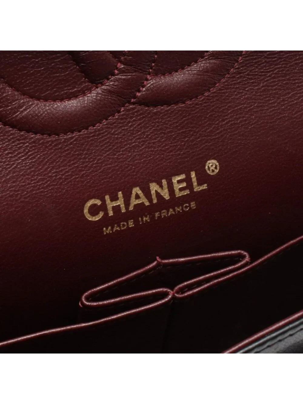 Chanel Shoulder Bag Quilted Double Flap Black Lambskin Chain